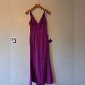 Elegant Purple Women's Dress